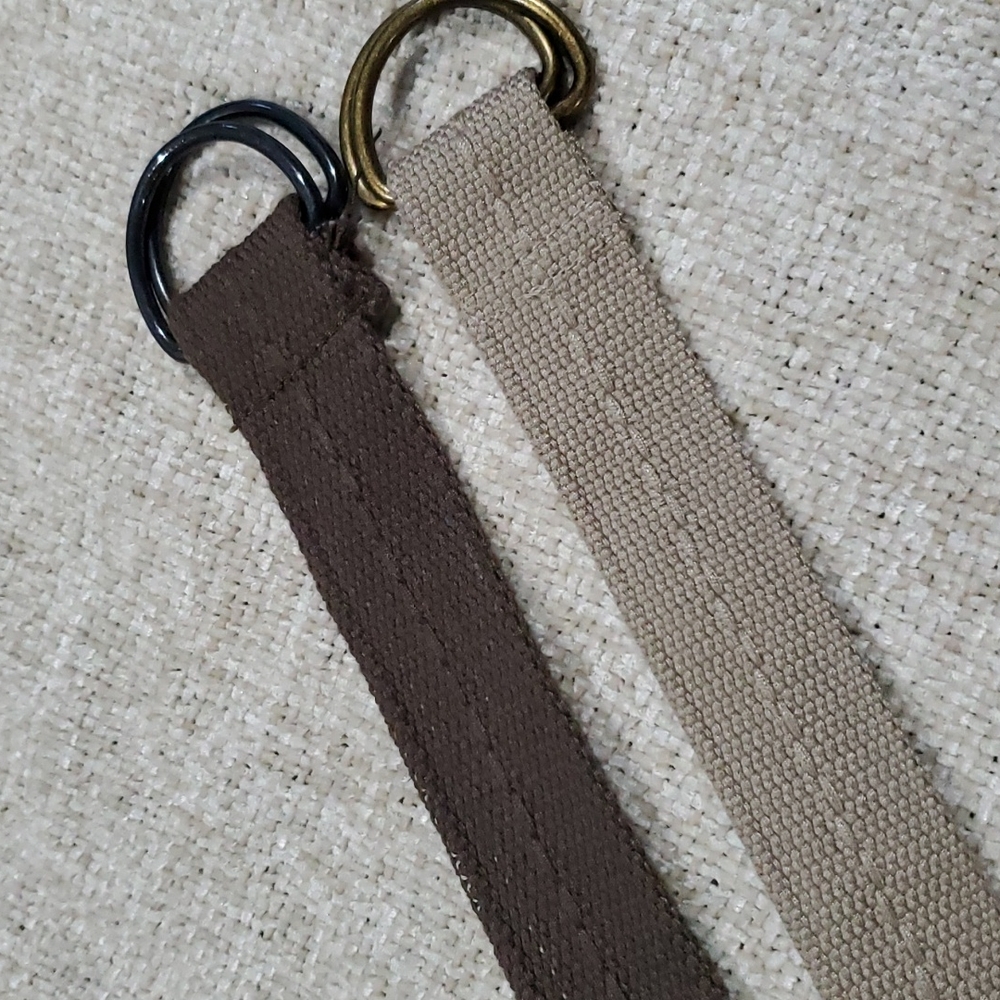 Boys Brown belts 32.5" & 34.5" long